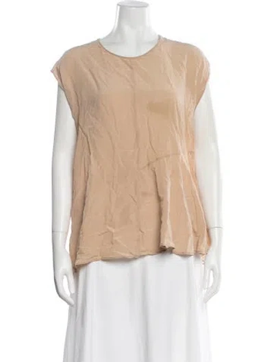 Pre-owned Ter Et Bantine Crew Neck Short Sleeve Top In Neutral