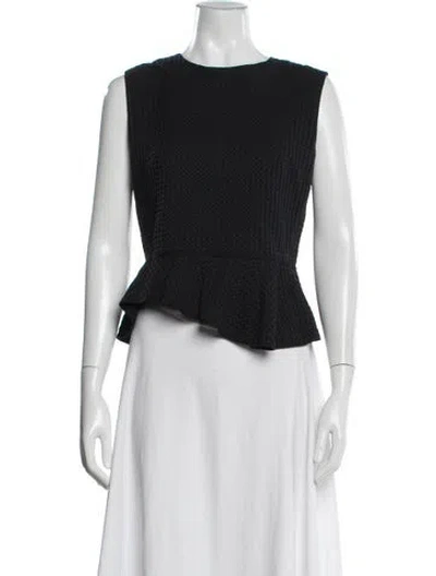 Pre-owned Ter Et Bantine Crew Neck Sleeveless Top In Black