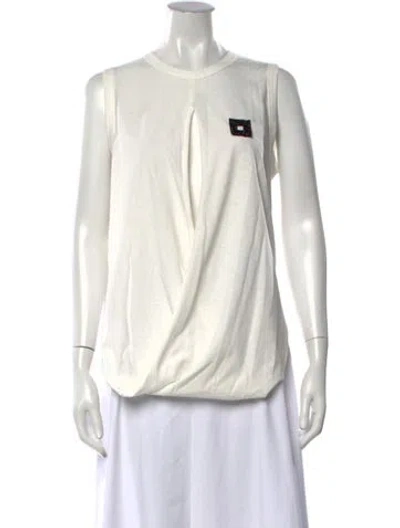 Pre-owned Ter Et Bantine Crew Neck Sleeveless Top W/ Tags In Neutrals