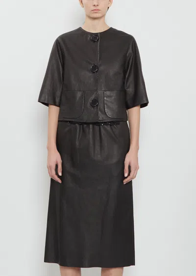 Ter Et Bantine Doll Leather Jacket In Black