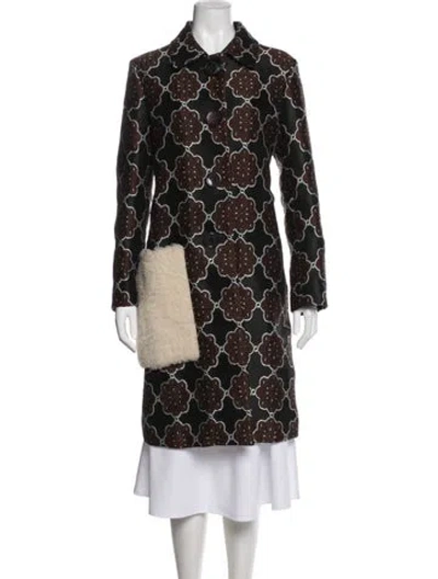 Pre-owned Ter Et Bantine Floral Print Coat In Multi