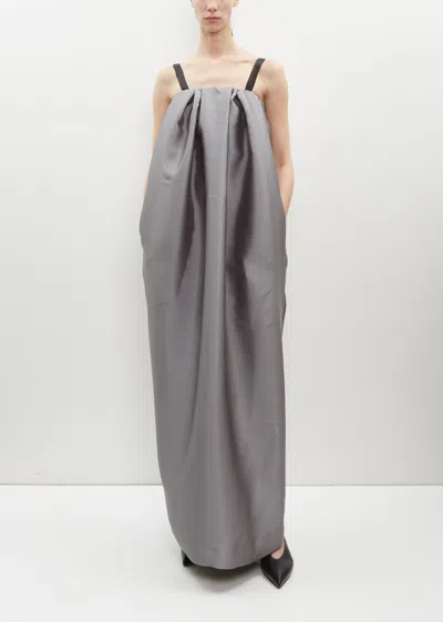 Ter Et Bantine Glamourous Satin Dress In Grey 47