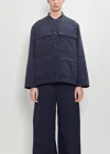 Ter Et Bantine Linen Blend Work Jacket In Blue