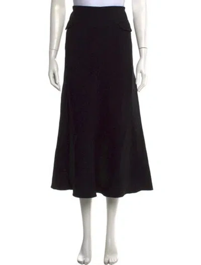 Pre-owned Ter Et Bantine Long Skirt In Black