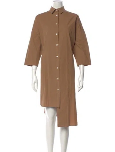 Pre-owned Ter Et Bantine Midi Length Dress In Neutral