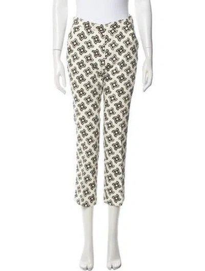Pre-owned Ter Et Bantine Patterned Straight Leg Pants In Multicolor