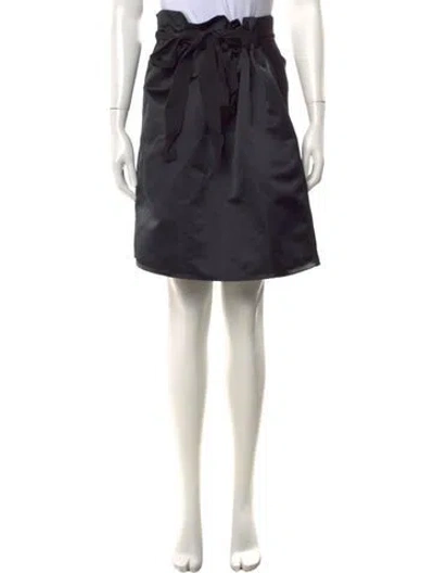 Pre-owned Ter Et Bantine Pleated Accents Mini Skirt In Gray