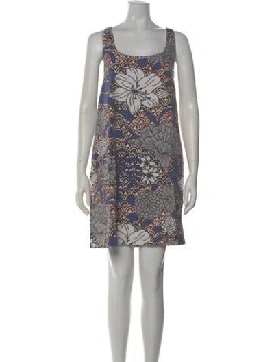 Pre-owned Ter Et Bantine Printed Mini Dress In Multi