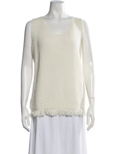 Pre-owned Ter Et Bantine Scoop Neck Sleeveless Top W/ Tags In Neutrals