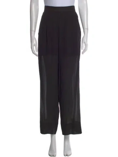Pre-owned Ter Et Bantine Silk Wide Leg Pants In Gray