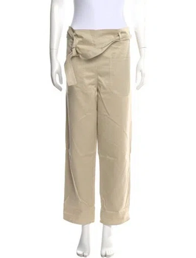 Pre-owned Ter Et Bantine Straight Leg Pants In Neutral
