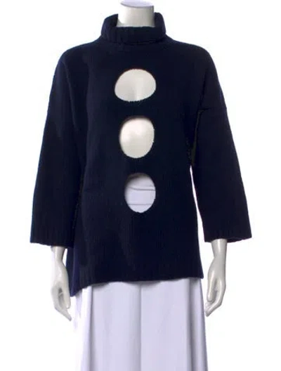 Pre-owned Ter Et Bantine Turtleneck Sweater In Blue