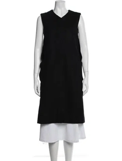 Pre-owned Ter Et Bantine Virgin Wool Coat In Black