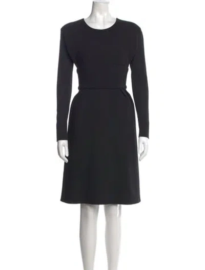 Pre-owned Ter Et Bantine Virgin Wool Knee-length Dress In Multi