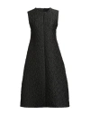 Ter Et Bantine Woman Midi Dress Black Size 6 Polyamide, Polyester In Black