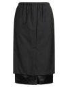 Ter Et Bantine Woman Midi Skirt Charcoal Size 8 Virgin Wool In Black
