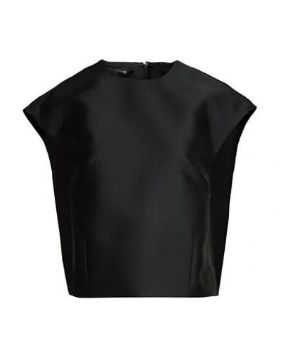 Ter Et Bantine Woman Top Black Size 6 Polyester In Multi