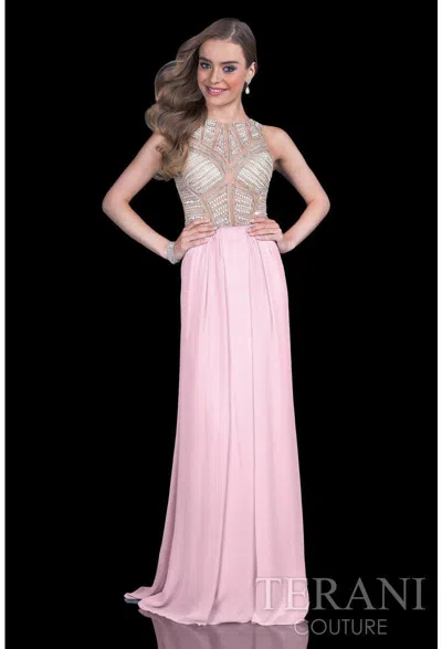 Terani Couture 1615p1294a Long Prom Dress In Pink