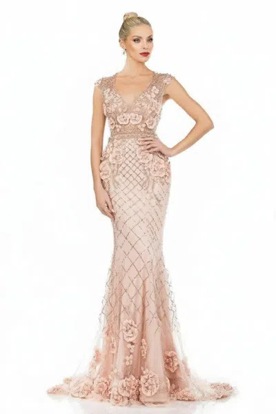 Terani Couture 1722gl4488 Formal Long Prom Dress In Multi