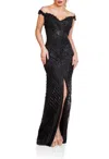 Terani Couture 1912gl9572 Formal Long Prom Dress In Black