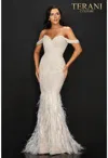 Terani Couture 2011gl2175 Sexy Long Formal Prom Dress In White