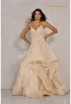 Terani Couture 2011p1218 Prom Long Formal Dress In Brown
