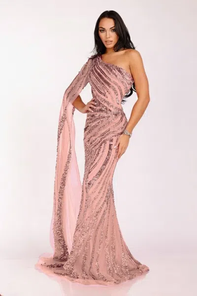 Terani Couture 2012gl2390 Sexy Formal Long Prom Dress In Pink