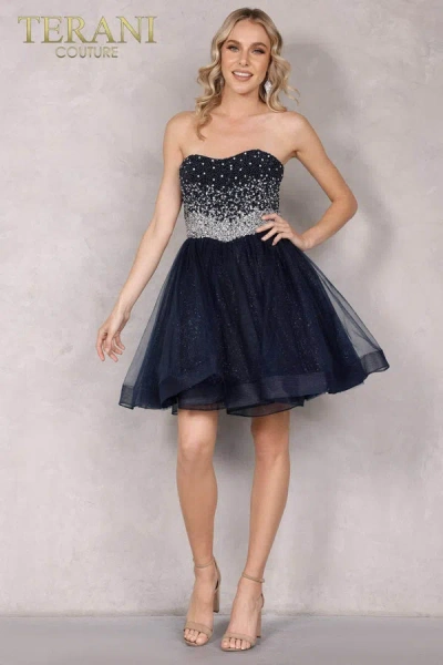 Terani Couture 2027h3393 In Blue