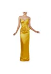 Terani Couture 2111p4066 Strapless Long Prom Dress In Yellow