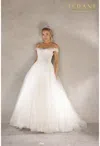 Terani Couture 2215p0034 Off Shoulder Wedding Dress In White