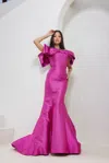 Terani Couture 241e2407 Long Trumpet Evening Dress In Pink
