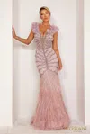 Terani Couture 241gl2630 Formal Evening Long Dress In Pink