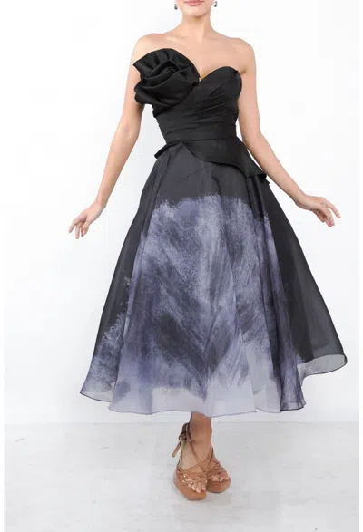 Terani Couture 242c3011 A Line Ombre Formal Prom Dress In Multi