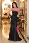 Terani Couture 242e3151 Long Formal Fitted Evening Gown In Black