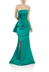 Terani Couture 242e3195 Fitted Long Formal Mermaid Prom Dress In Green