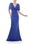 Terani Couture 242m3315 Long Formal Mother Of The Bride Dress In Blue