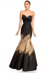 Terani Couture 251p0177 Mermaid Formal Long Prom Dress In Black