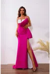 Terani Couture 251p4006 Prom Long Fitted Slit Evening Formal Dres In Multi