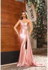 Terani Couture 251p4123 Mermaid Fit Long Formal Evening Prom Dress In Pink