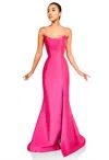 Terani Couture 251p4397 Long Formal Fitted Evening Prom Dress In Pink