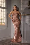 Terani Couture 252e5162 Long Evening Formal Fitted Prom Dress In Multi