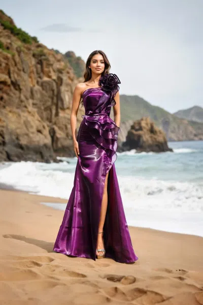 Terani Couture 252e5516 Plum 10 Sale In Purple