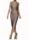 TERANI COUTURE COCKTAIL DRESS IN PINK