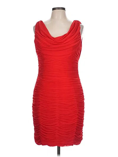 Pre-owned Terani Couture Cocktail Dress In Red