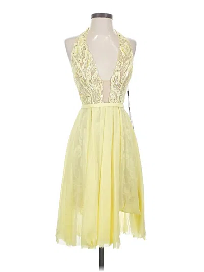 Terani Couture Cocktail Dress In Yellow