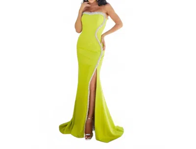 TERANI COUTURE LONG GOWN IN CITRINE