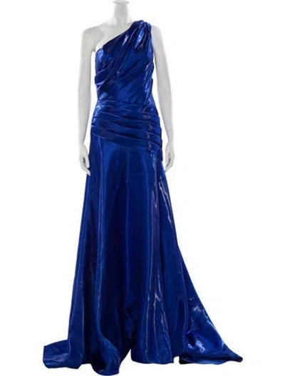 Pre-owned Terani Couture One-shoulder Long Dress