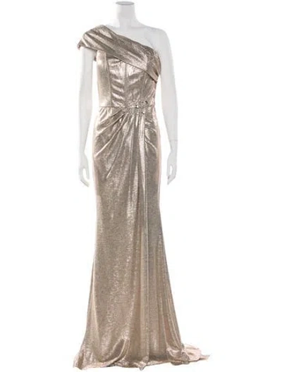 Pre-owned Terani Couture One-shoulder Long Dress