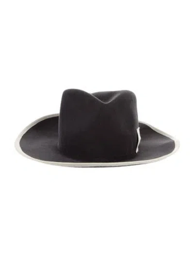 Pre-owned Teressa Foglia Fedora Hat W/tags In Purple