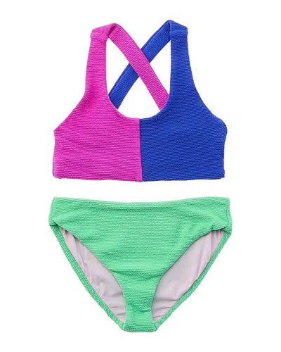 Terez Kids' 2pc Sport Bikini Set In Multi
